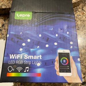 WiFi Smart LED RGB Strip Lights - Black